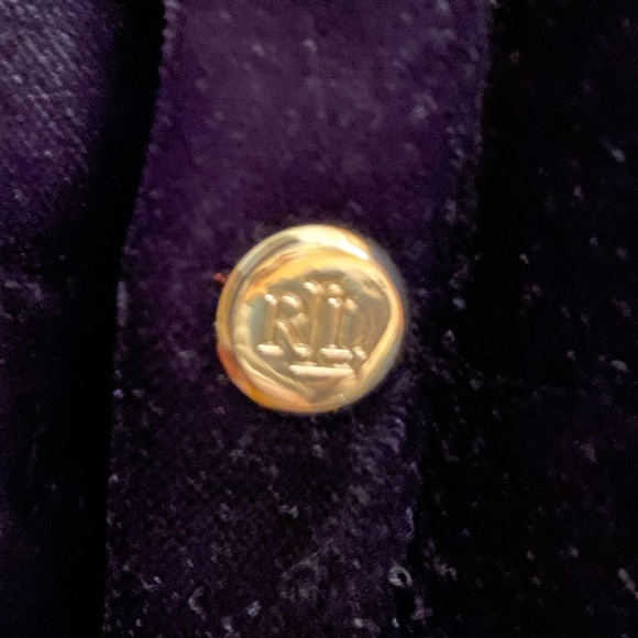 Ralph Lauren Black Velvet Puffy Jacket - Picture 4 of 6